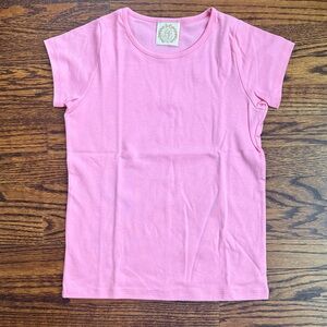 The Beaufort Bonnet Company Girls' Plain Jayne Pink Short-Sleeve Pima Tee - NWOT